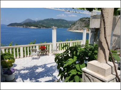 View from in front of 1A terrace